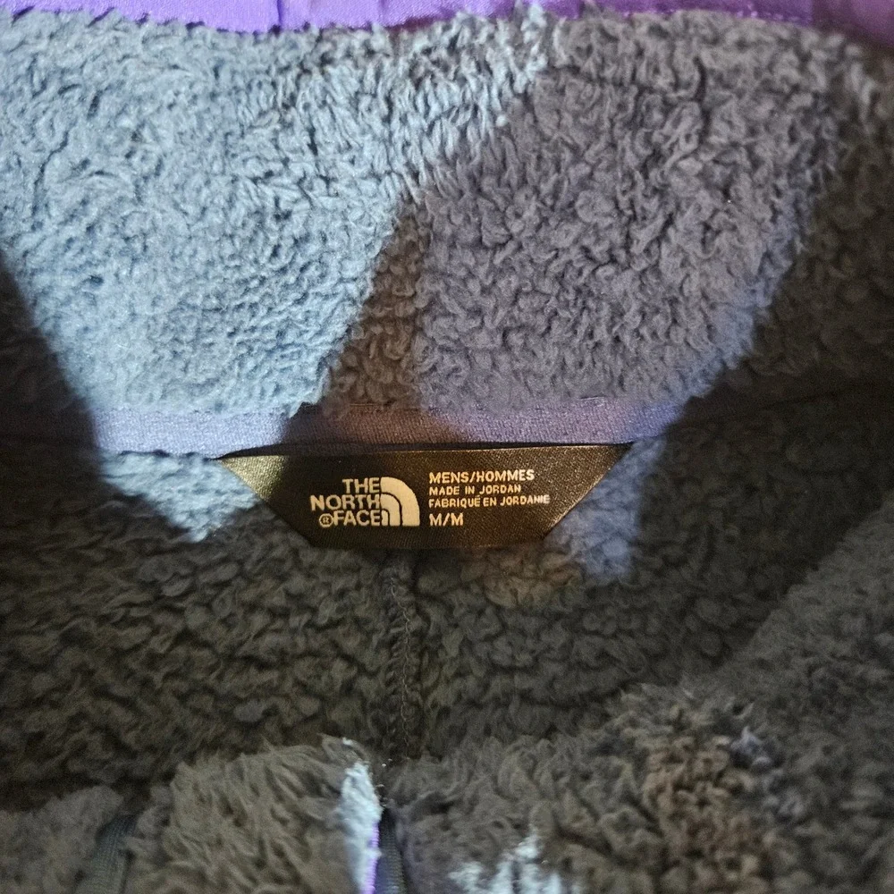 The North Face Men's Medium Campshire Sherpa Fleece Vest Blue Purple NF0A39NO